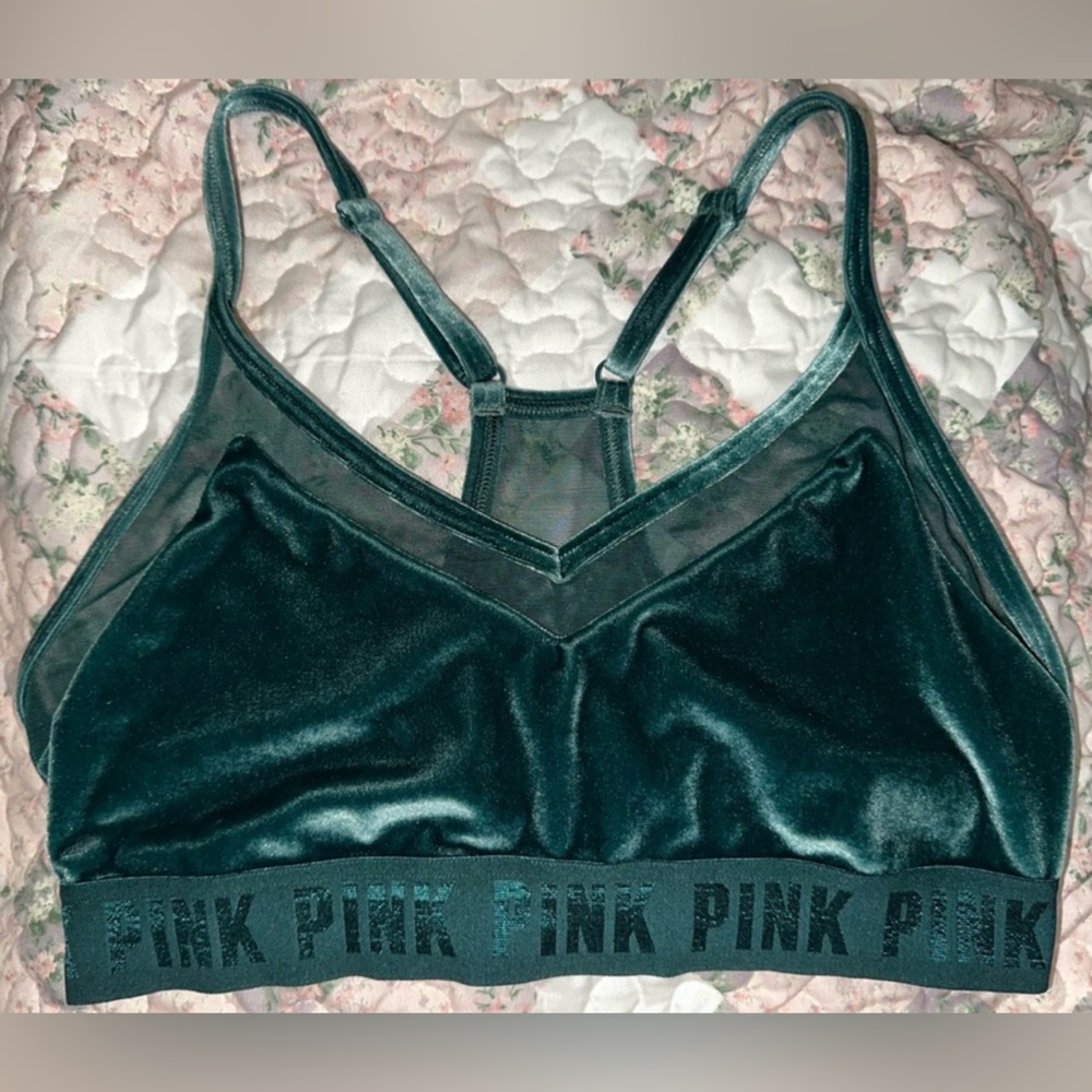 Bundle Of Victorias Secret VS PINK & Calvin Klein Medium Velvet Bras Bralettes